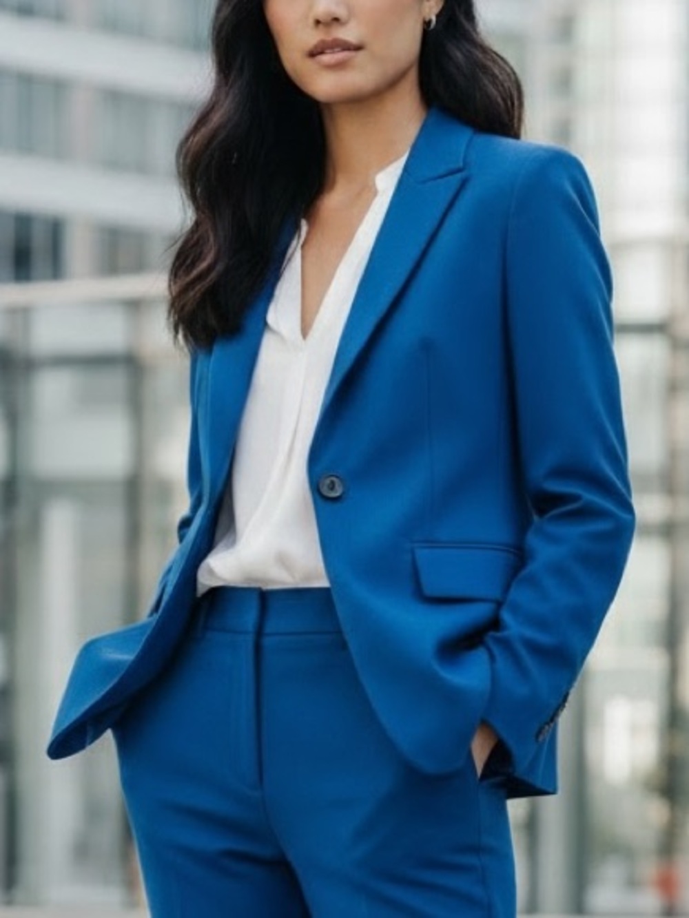 Sculpted Stretch Blazer Size 2P